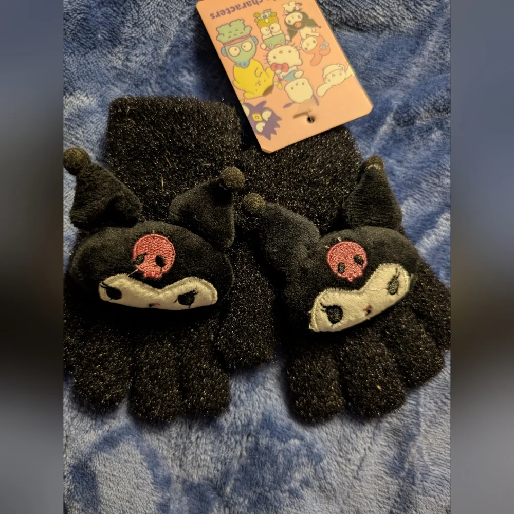New Koromi Sanrio Black Character Mittens for Kids